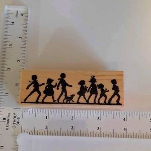 It's a Parade Children rubber stamp